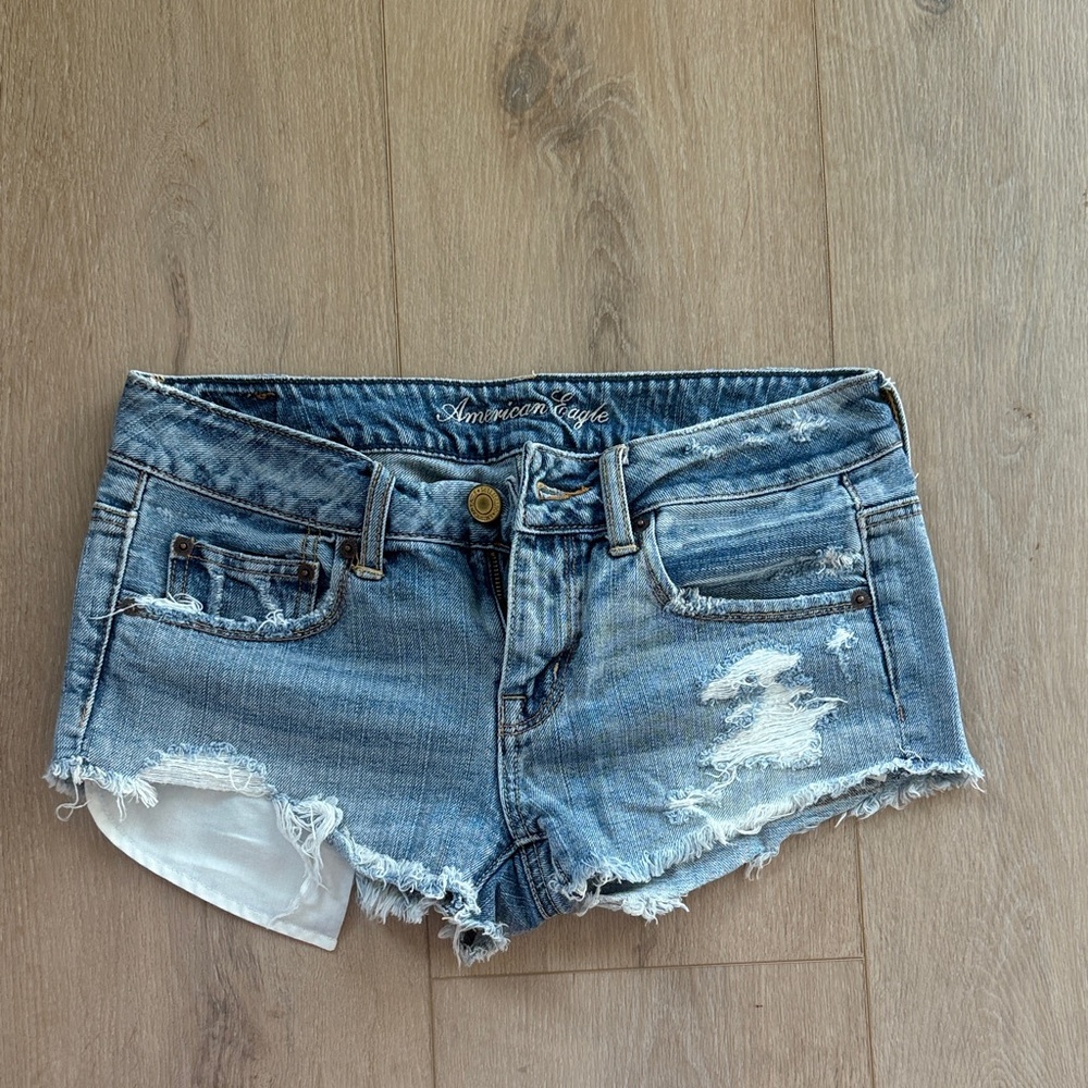 American Eagle Outfitters Distressed Denim Shorts